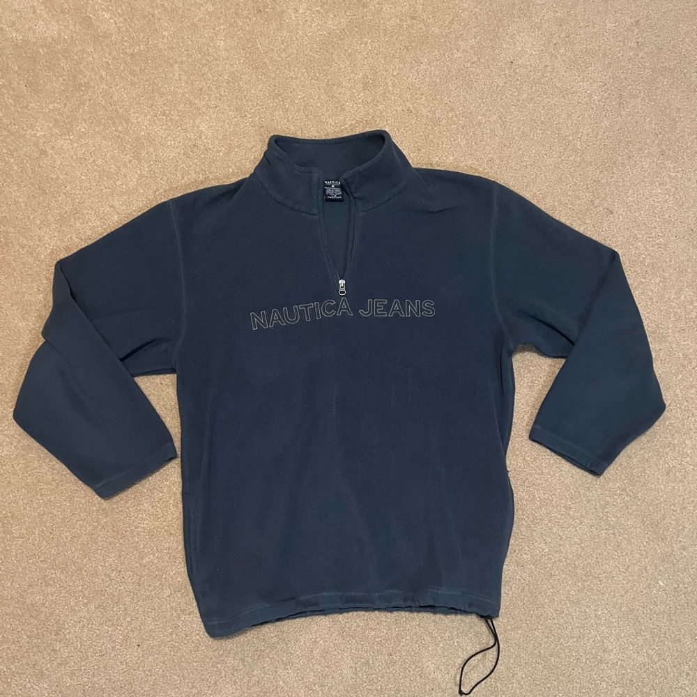 Nautica Jeans green pullover with adjustable waist size L